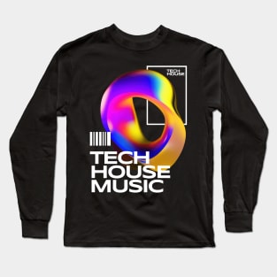 TECH HOUSE  - Y2K object (White) Long Sleeve T-Shirt